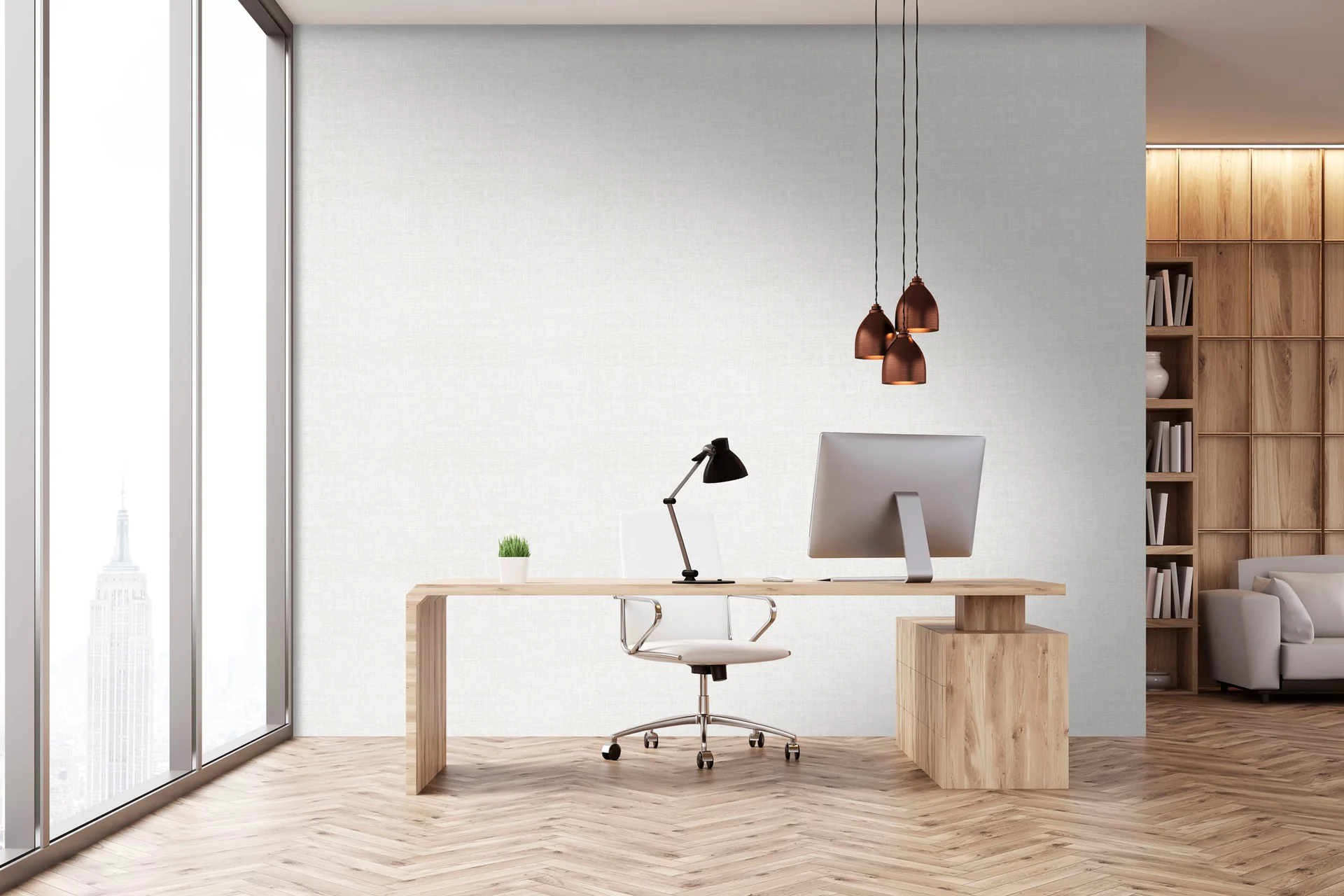 Acoustic Wall Pro AW05 Textile Mist en un ambiente