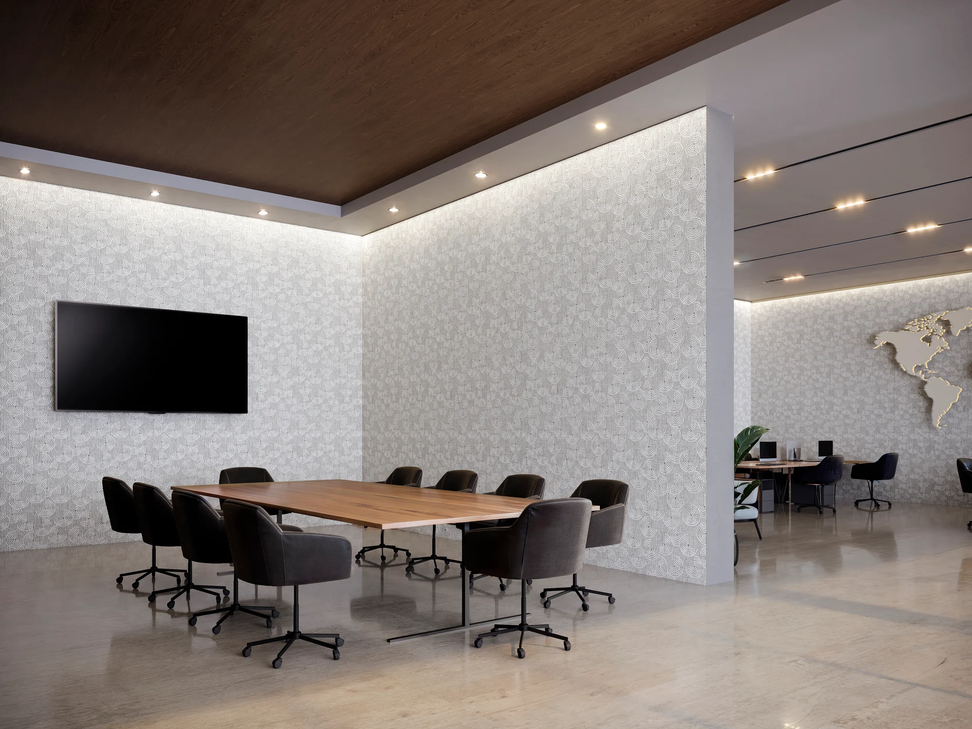 Acoustic Wall Pro AW18 Vortex Grey en un ambiente