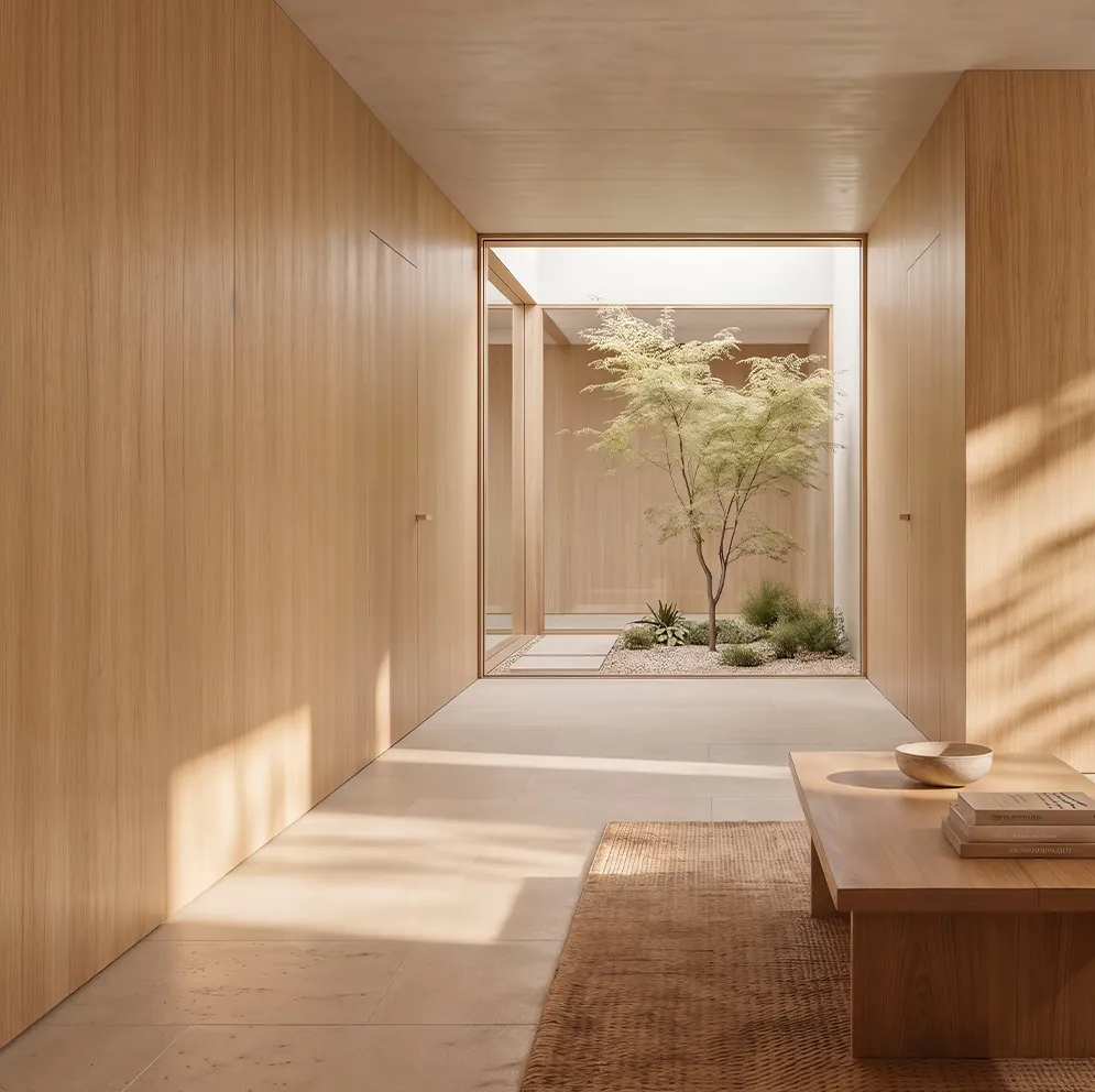 Kobert-In KB93 Solen Oak en un ambiente